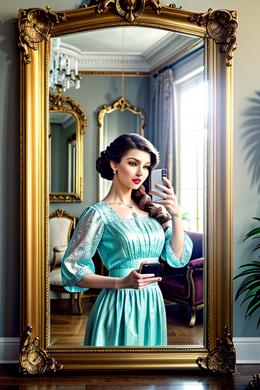 aesthetic mirror selfie girl quotes