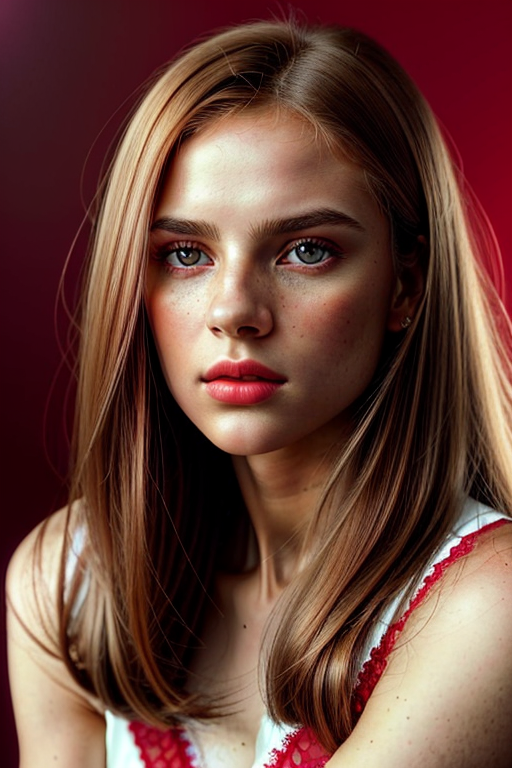 red eyes pic girl aesthetic